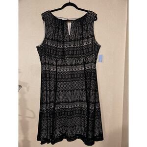 London Times Woman Blacknude Preppy Dark Girl Party Professional Lace Dress